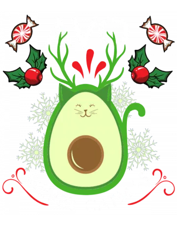 Avo Merry Catmas Backpack - Front Design