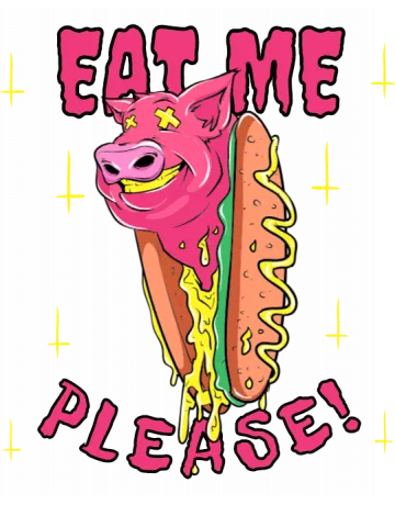 Eat Me Please! Beanie - Front Design