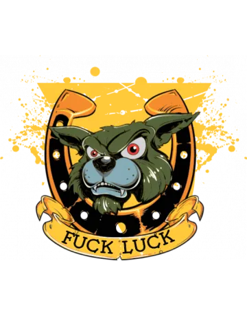 Fuck Luck Backpack - Front Design