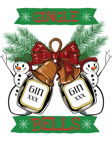Gingle Bells Youth Hoodie - Front Design