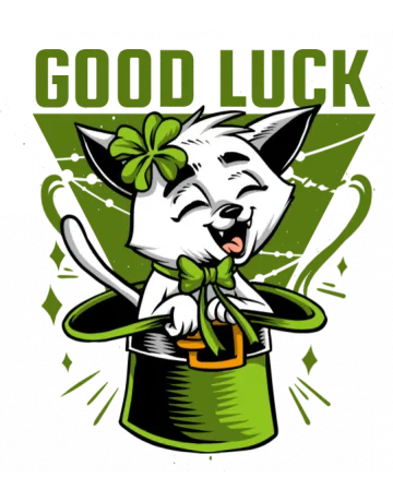 Good Luck Cat Backpack - Front Design