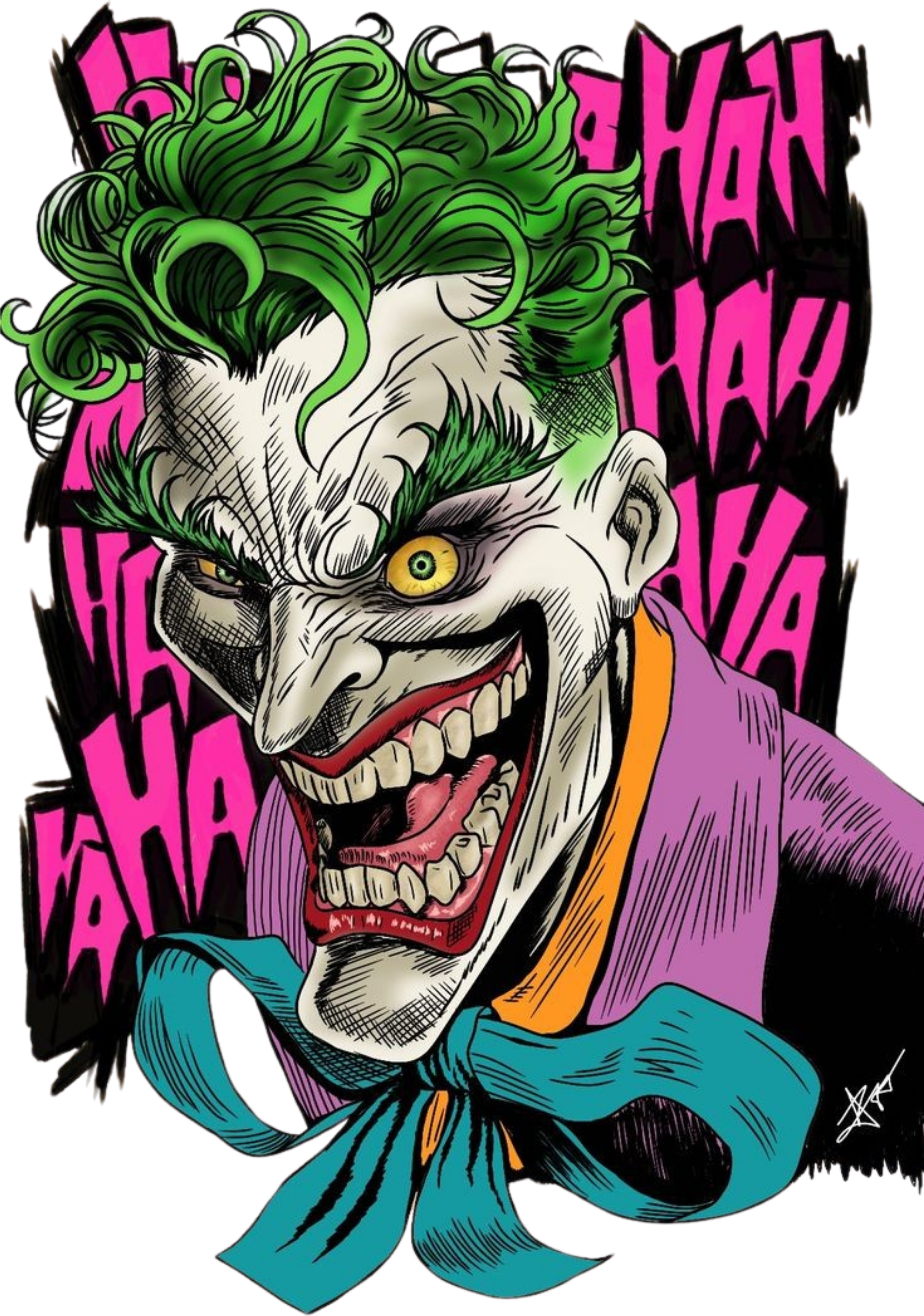 Ha Ha Ha Joker Beanie - Front Design