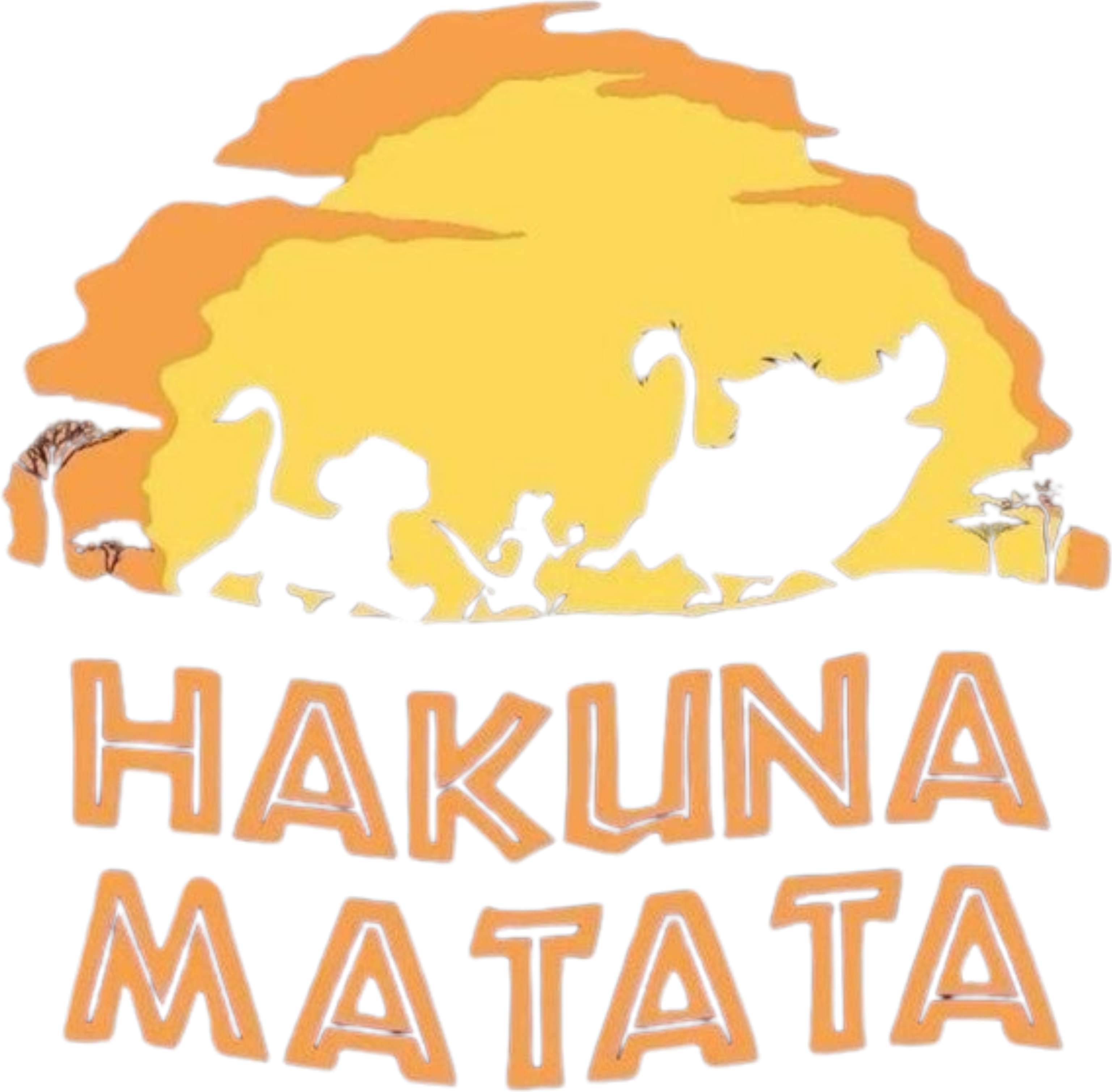 Hakuna Matata Youth Hoodie - Front Design