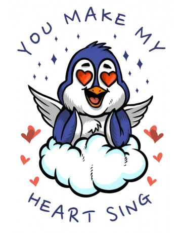 Happy Lover Snapback Cap - Front Design