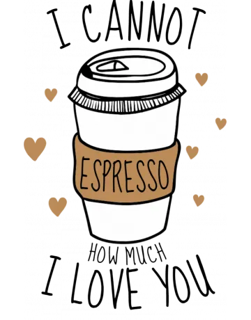 I Cannot Espresso Backpack - Front Design