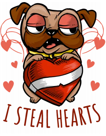I Steal Hearts Backpack - Front Design