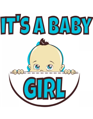 IT’s A Baby Girl Bucket Hat - Front Design