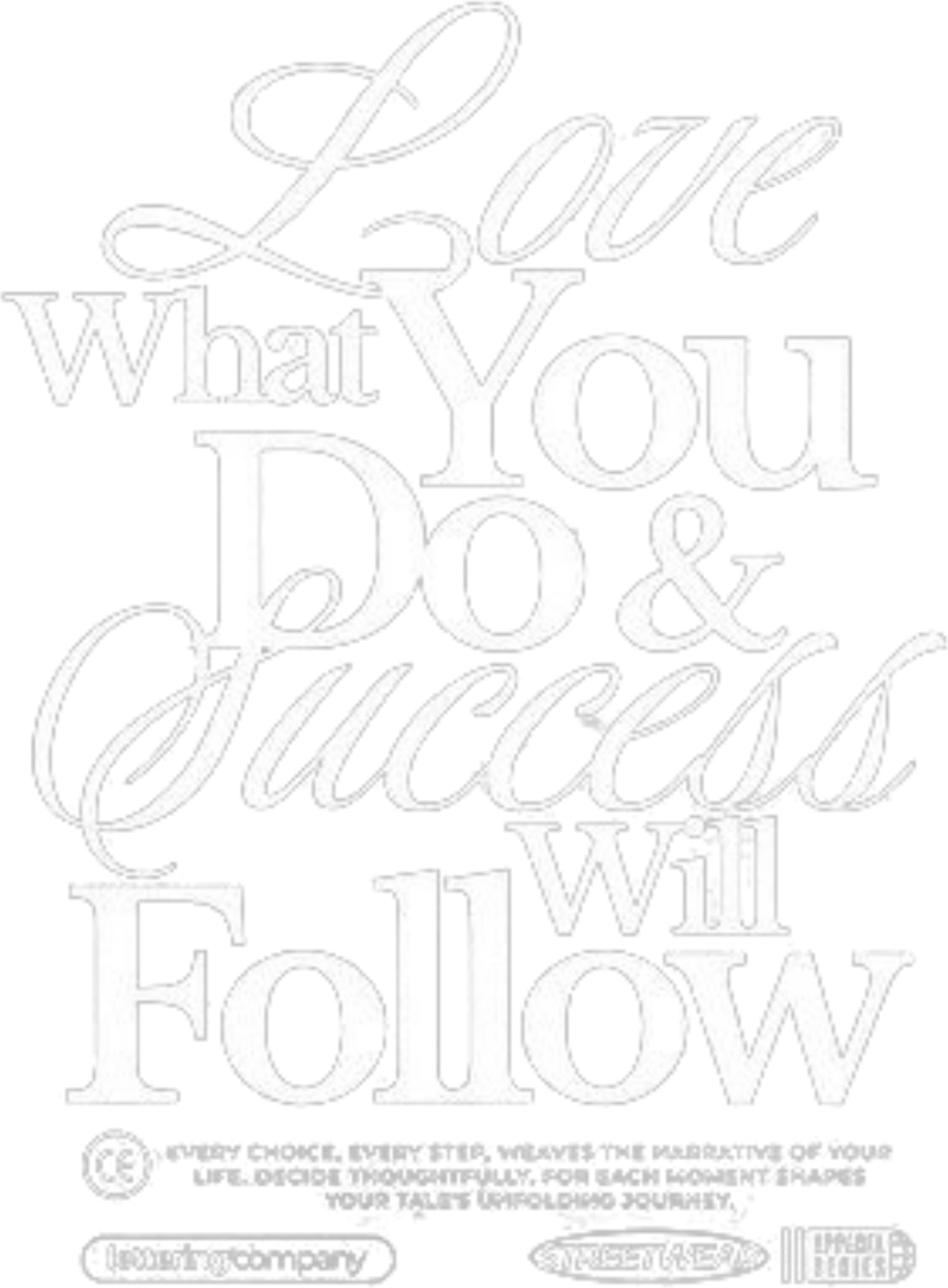 Love What You Do Bucket Hat - Front Design