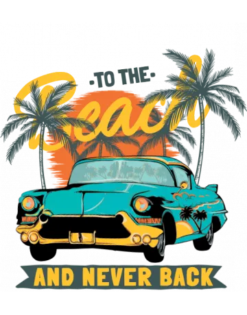 Never Back Short - Front Design