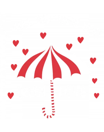 Raining Love Beanie - Front Design