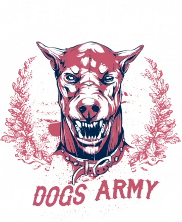 Rebellion Dogs Army Backpack - Front Design