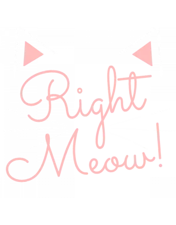 Right Meow - front