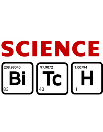 Science Bitch Men Hoodie - Front Design