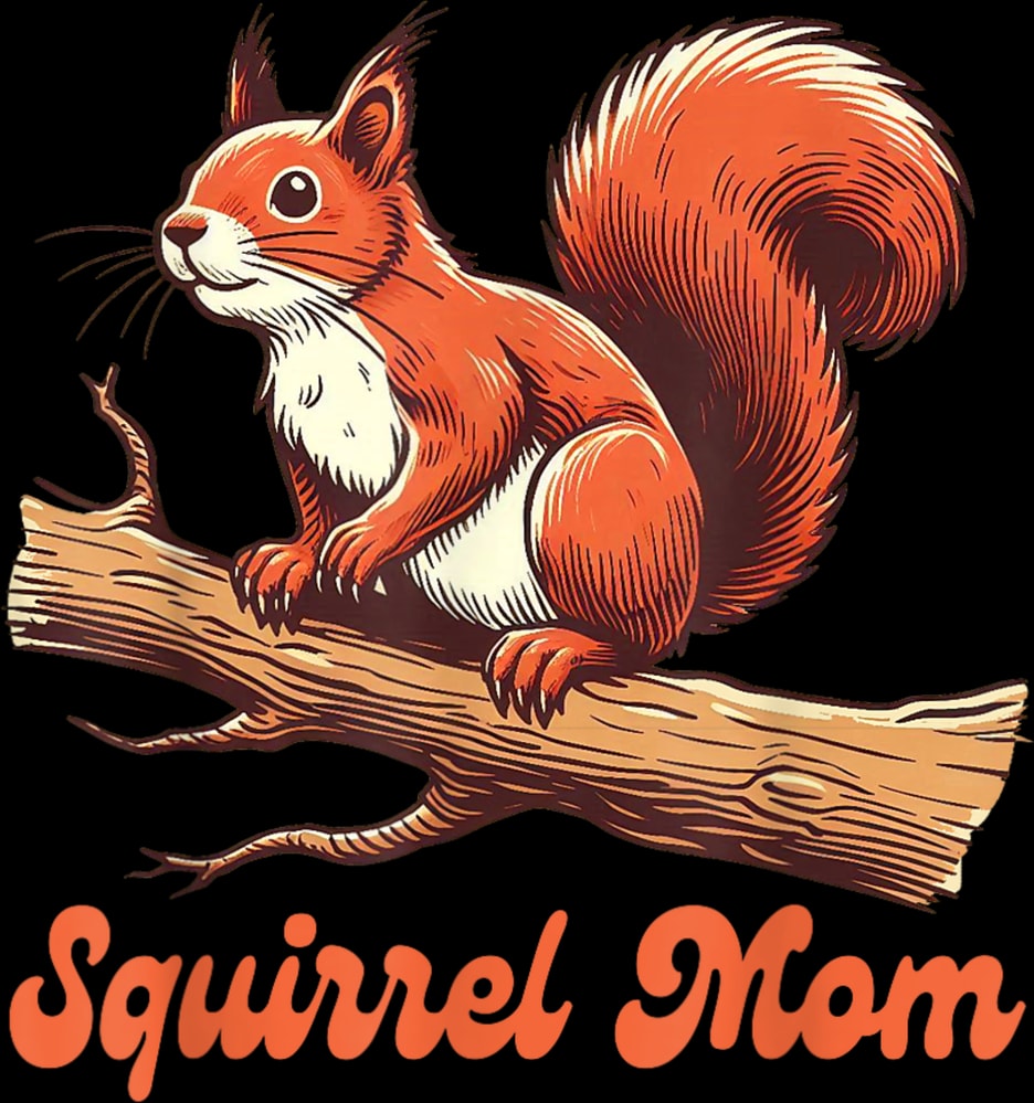 Squirrel Mom - front