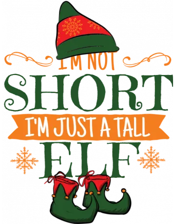 Tall Elf Men Hoodie - Front Design