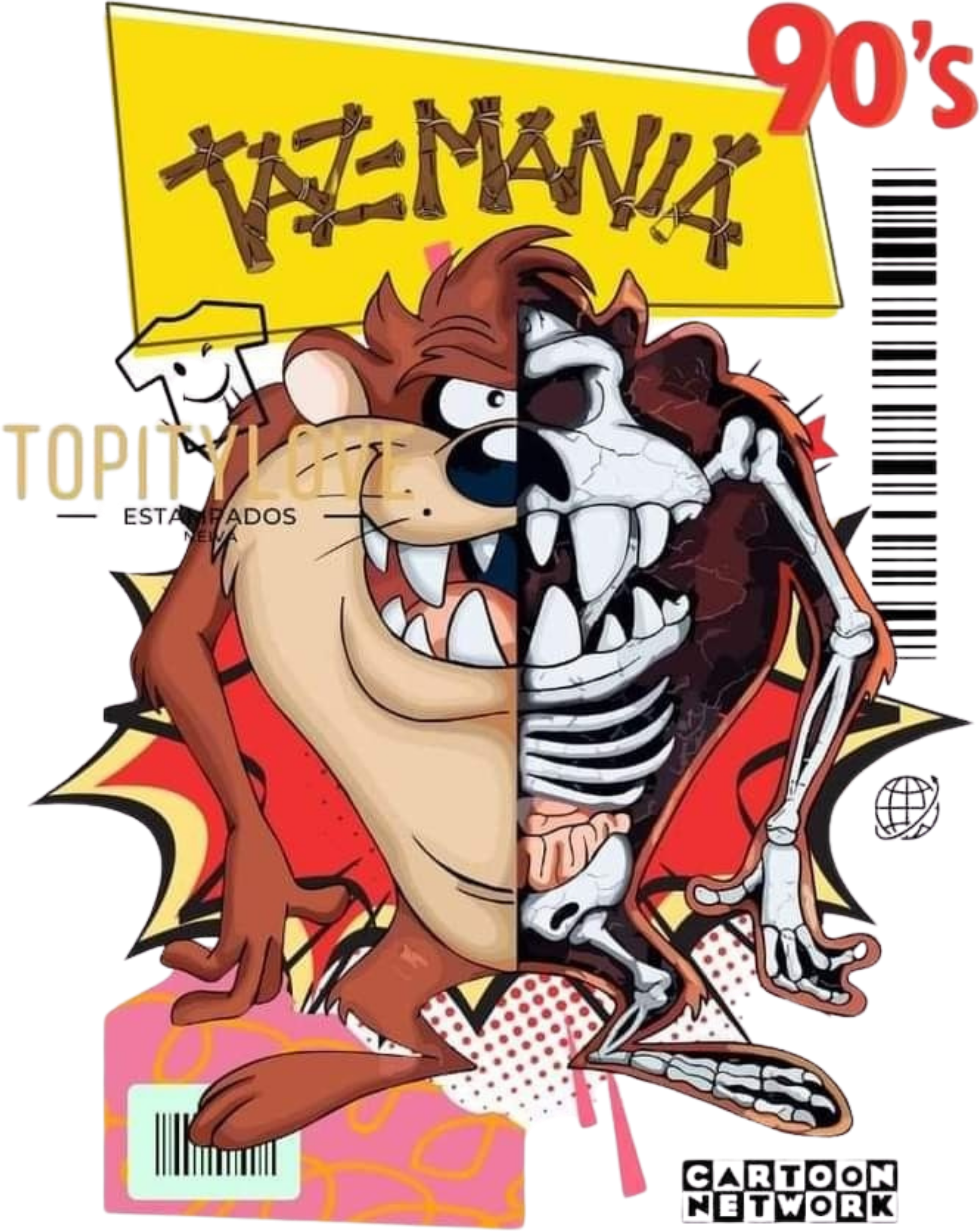 TazMania Beanie - Front Design