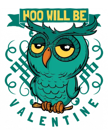 Valentine Owl Backpack - Front Design