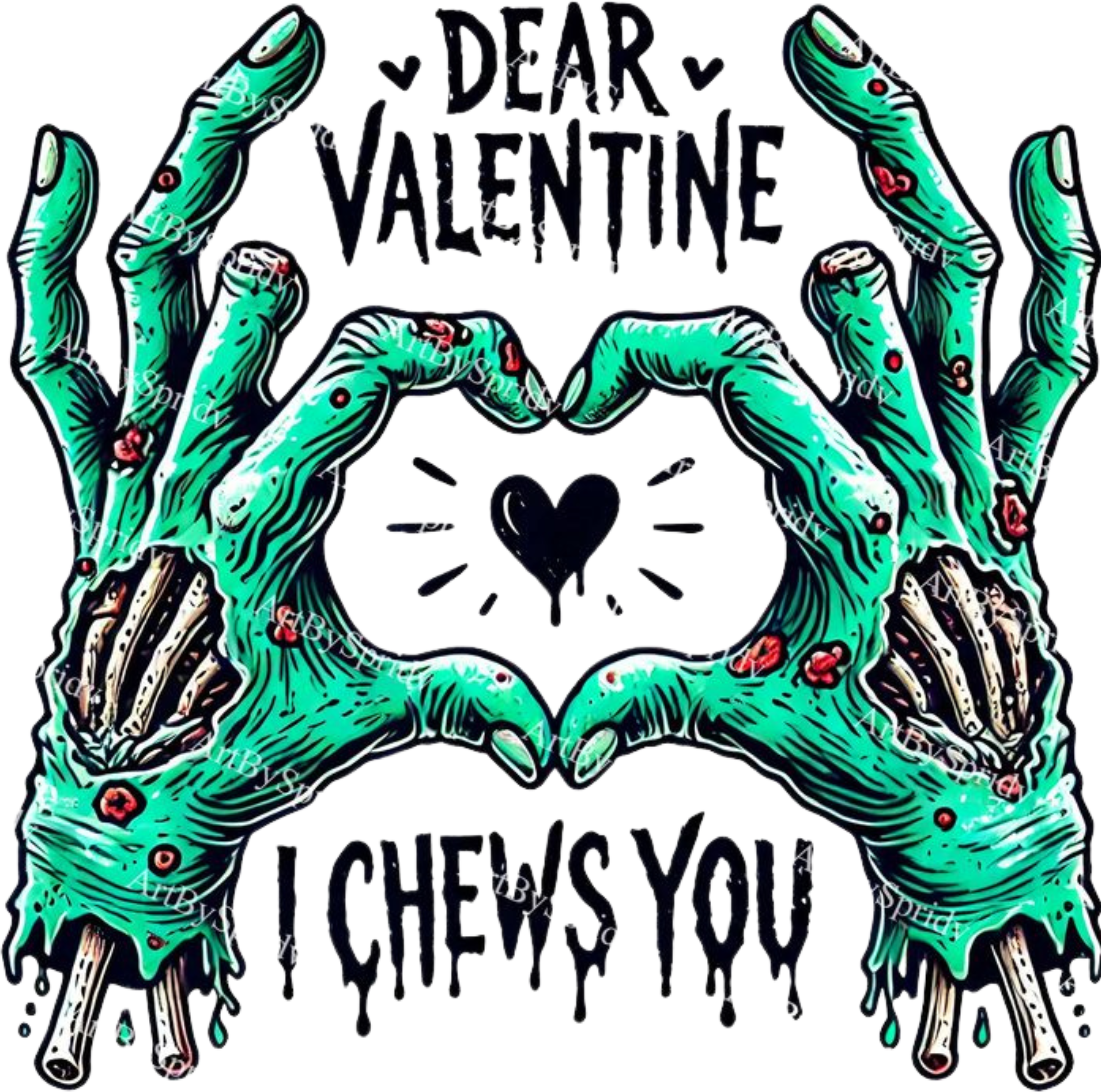 Valentine's Day Backpack - Front Design